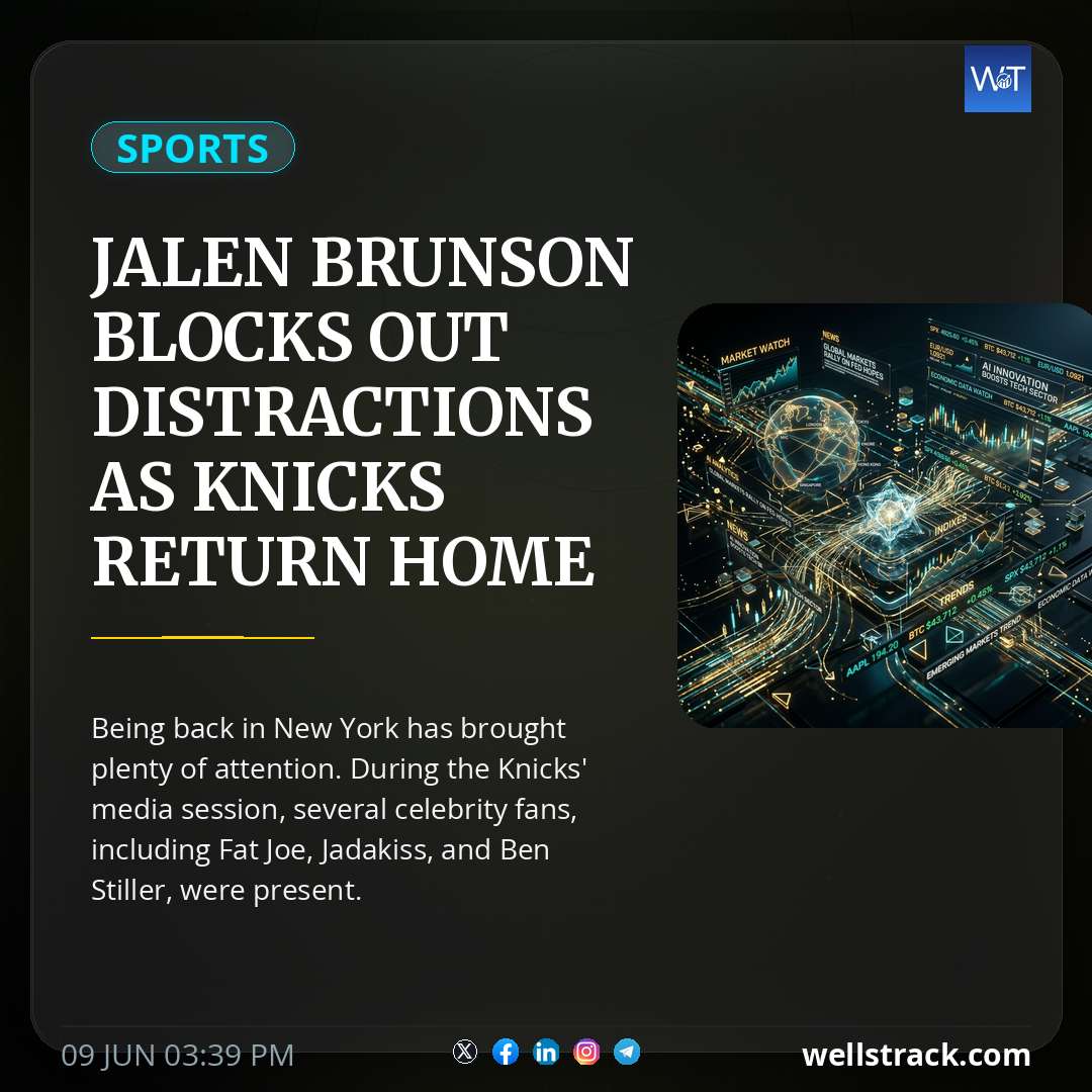 Jalen Brunson Blocks Out Distractions As Knicks Return Home For Game 3 — WellsTrack