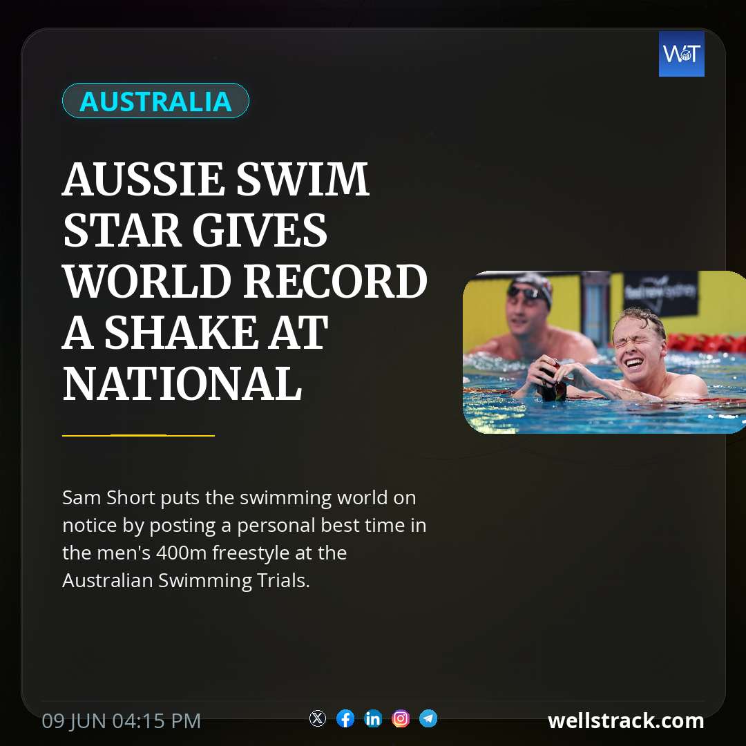 Aussie swim star gives world record a shake at national selection trials — WellsTrack
