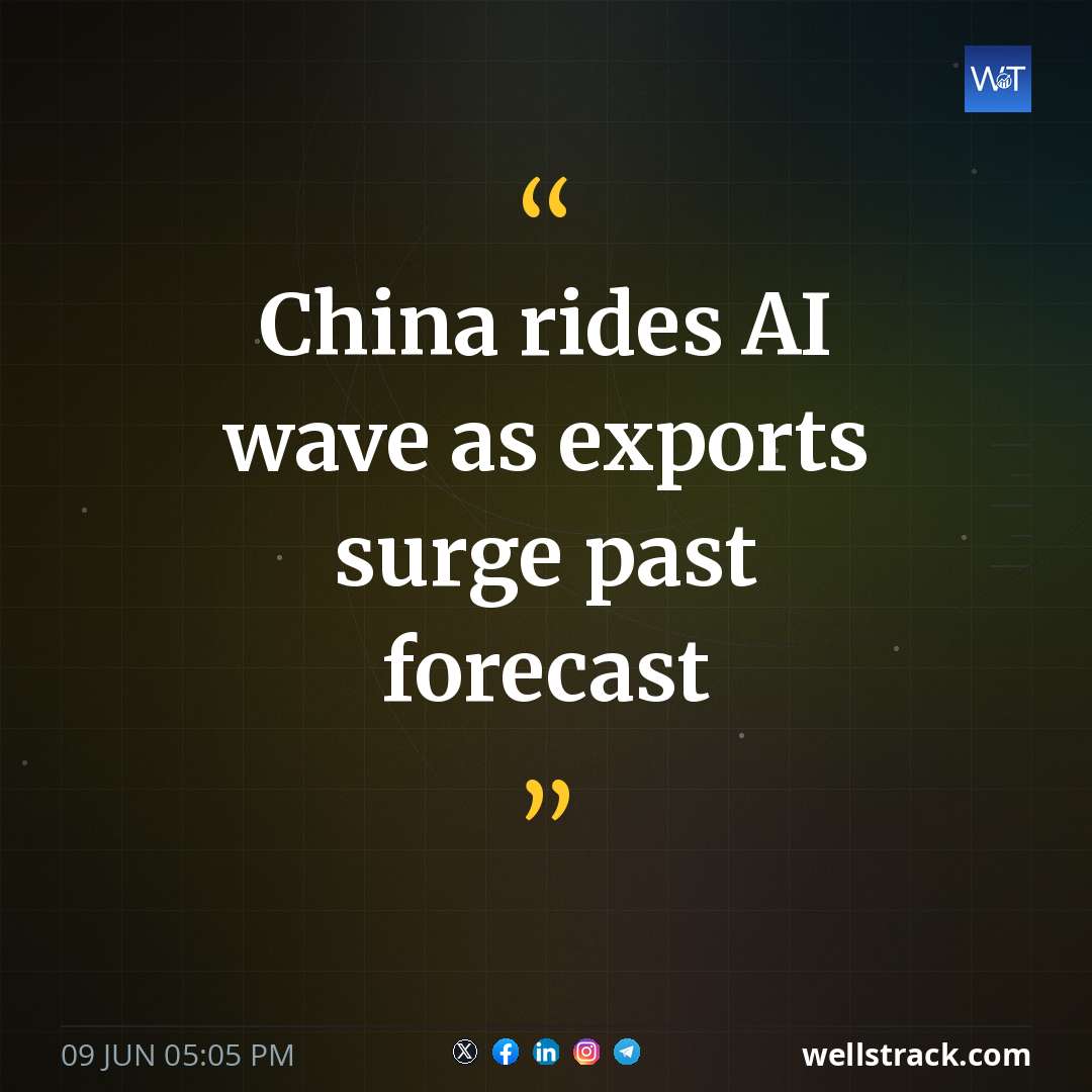 China rides AI wave as exports surge past forecast