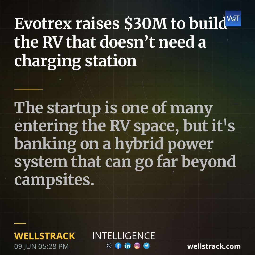 Evotrex raises $30M to build the RV that doesn’t need a charging station — WellsTrack