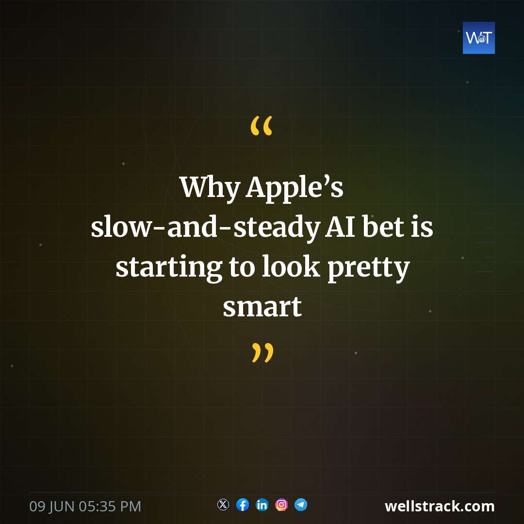 Why Apple’s slow-and-steady AI bet is starting to look pretty smart — WellsTrack