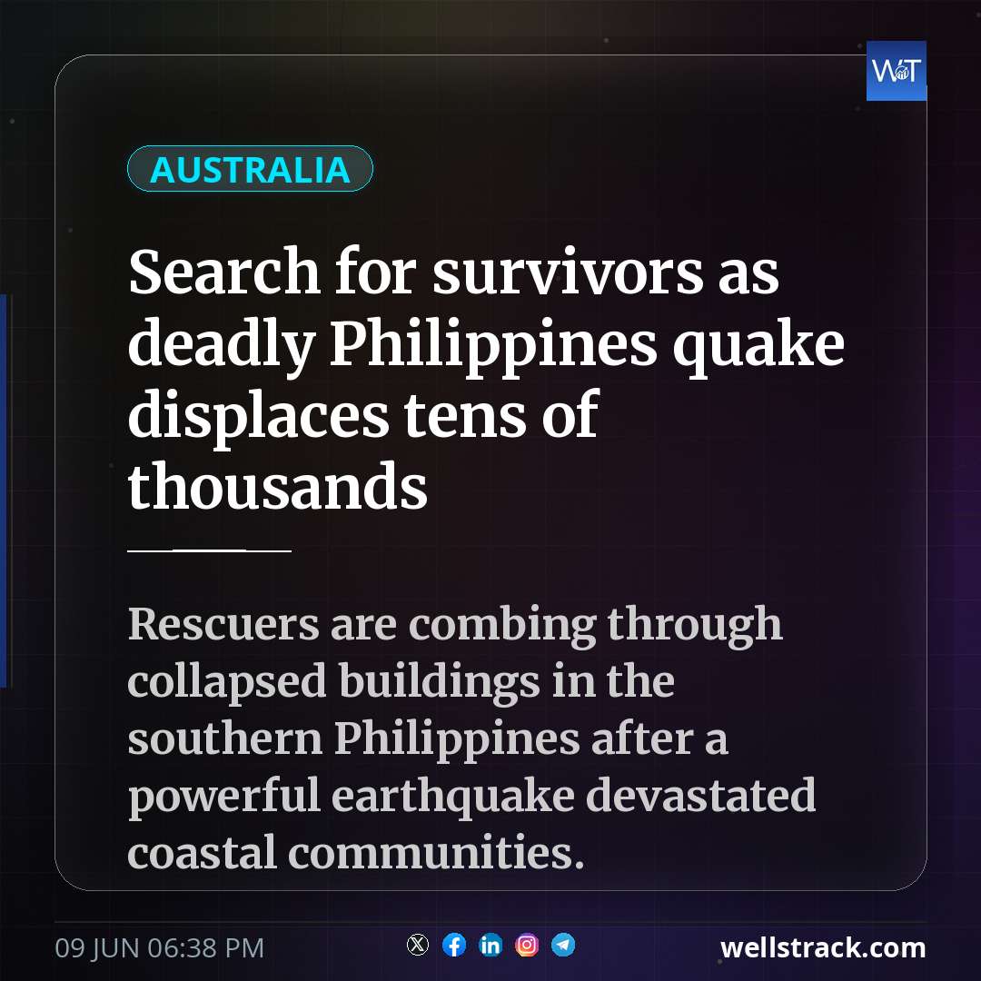 Search for survivors as deadly Philippines quake displaces tens of thousands — WellsTrack