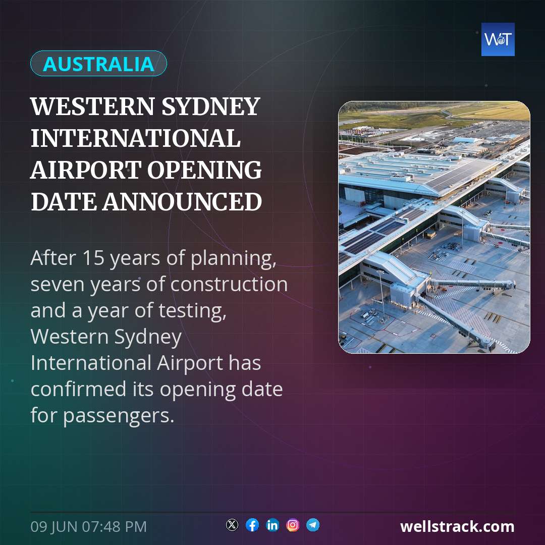 Western Sydney International Airport opening date announced — WellsTrack