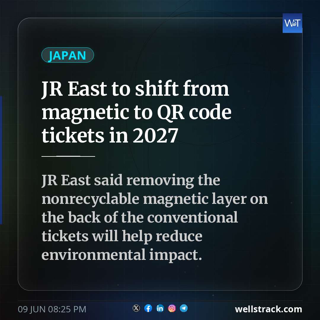 JR East to shift from magnetic to QR code tickets in 2027 — WellsTrack