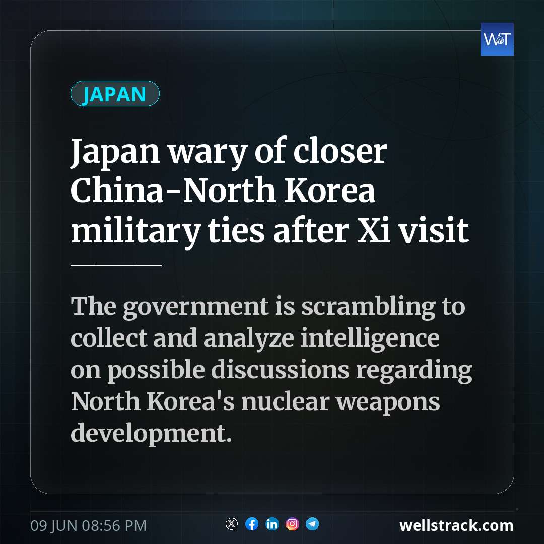 Japan wary of closer China-North Korea military ties after Xi visit