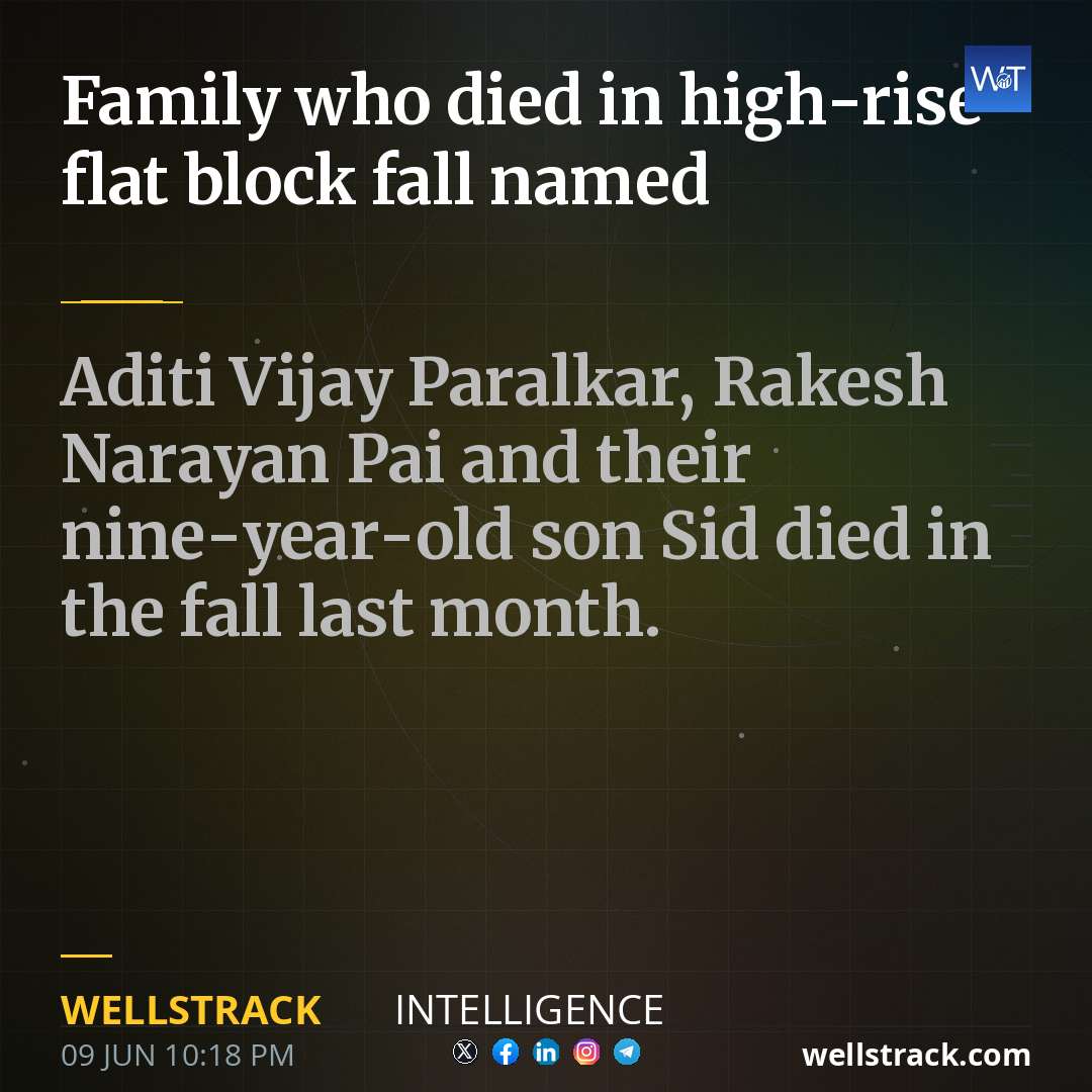 Family who died in high-rise flat block fall named