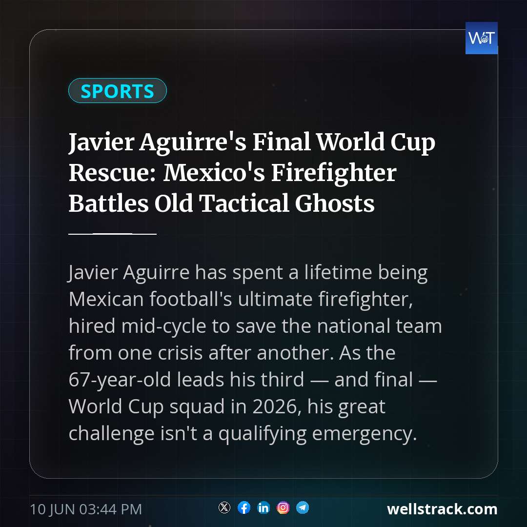 Javier Aguirre's Final World Cup Rescue: Mexico's Firefighter Battles Old Tactical Ghosts — WellsTrack