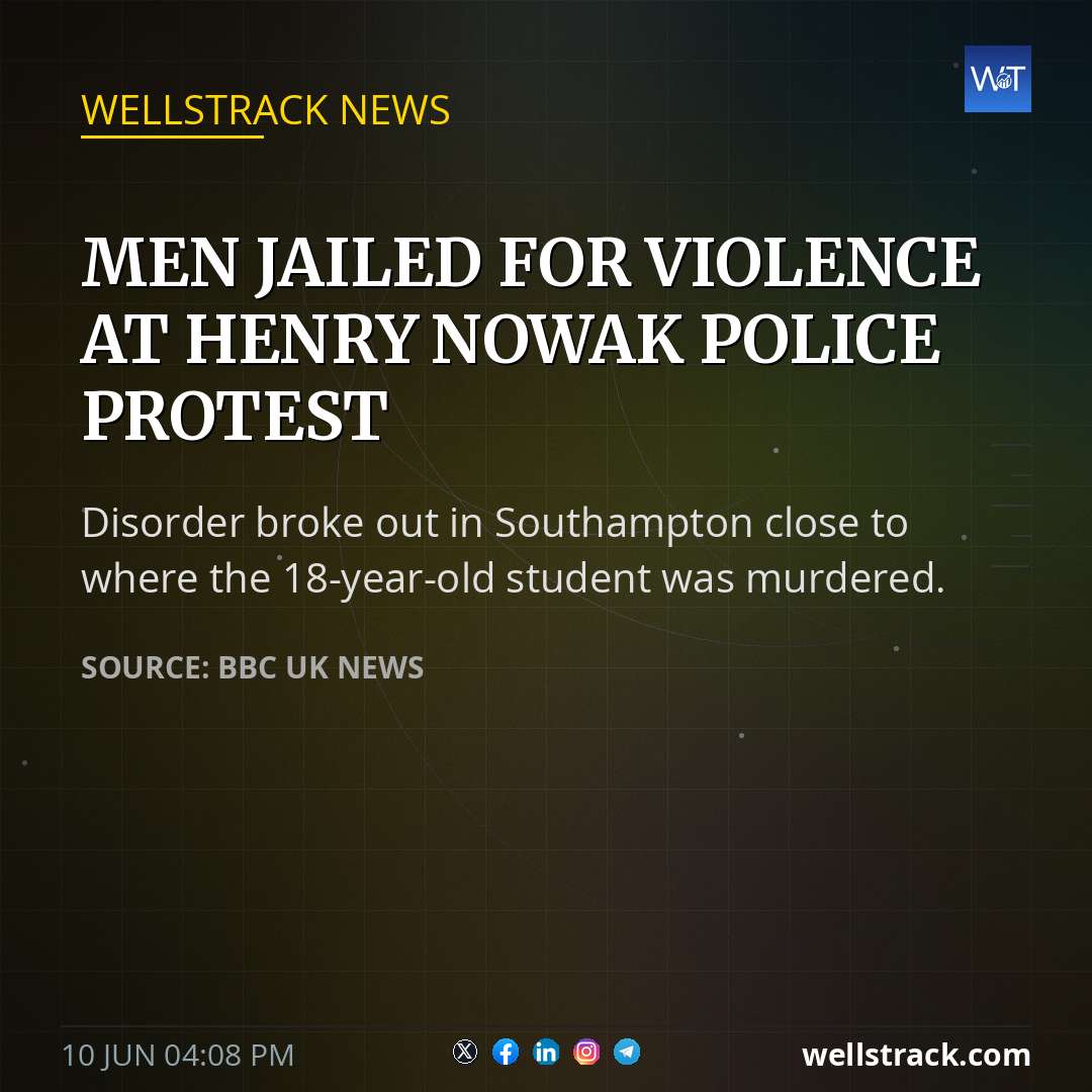 Men jailed for violence at Henry Nowak police protest — WellsTrack