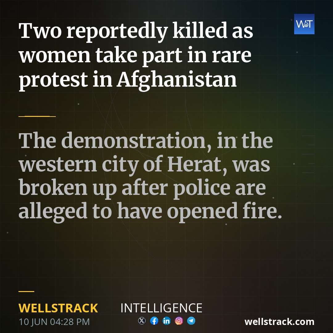 Two reportedly killed as women take part in rare protest in Afghanistan — WellsTrack