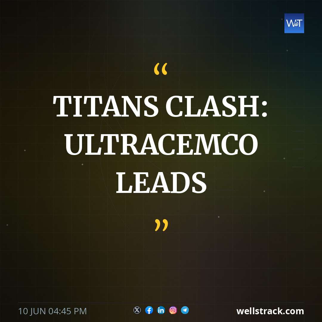 TITANS CLASH: ULTRACEMCO LEADS — WellsTrack