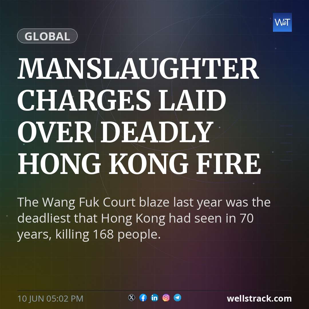Manslaughter charges laid over deadly Hong Kong fire — WellsTrack