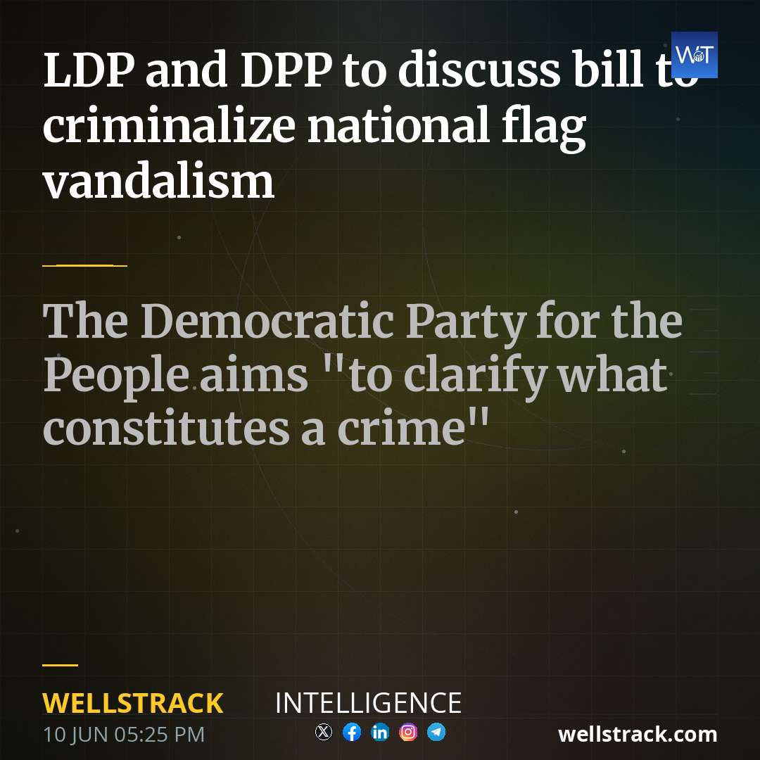 LDP and DPP to discuss bill to criminalize national flag vandalism — WellsTrack