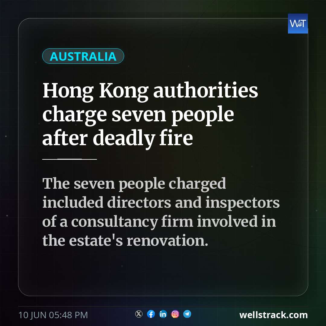 Hong Kong authorities charge seven people after deadly fire — WellsTrack