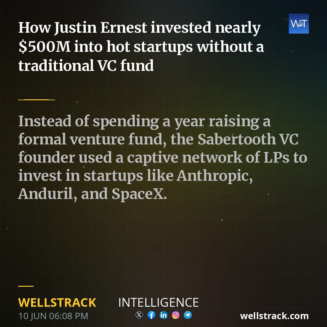 How Justin Ernest invested nearly $500M into hot startups without a traditional VC fund