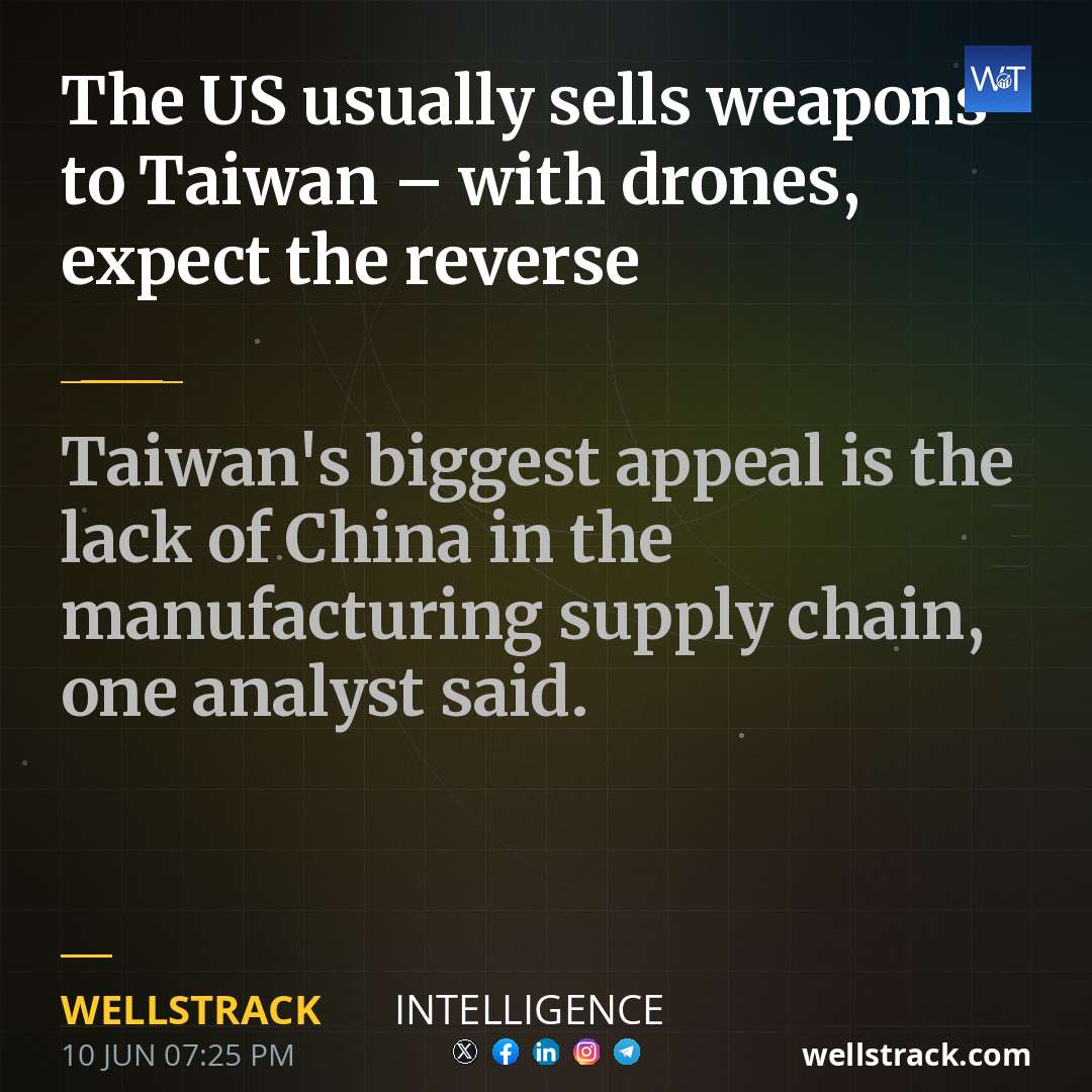 The US usually sells weapons to Taiwan – with drones, expect the reverse