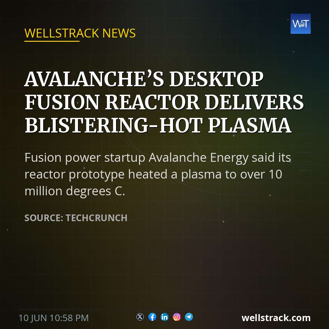 Avalanche’s desktop fusion reactor delivers blistering-hot plasma