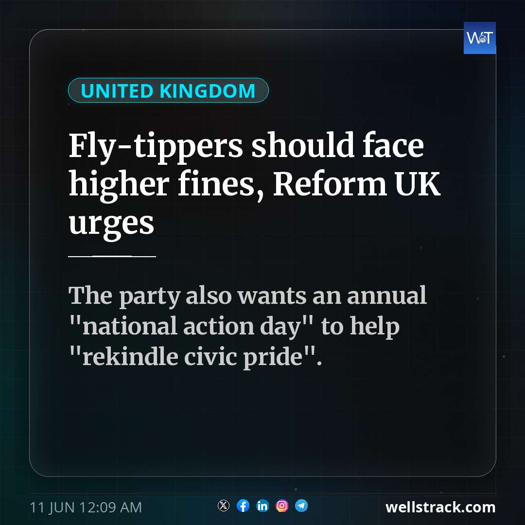Fly-tippers should face higher fines, Reform UK urges — WellsTrack
