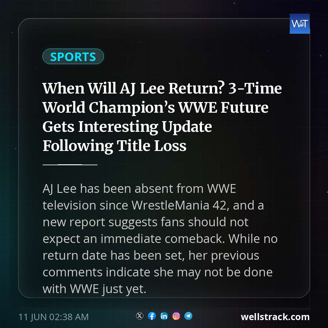 When Will AJ Lee Return? 3-Time World Champion’s WWE Future Gets Interesting Update Following Title Loss — WellsTrack