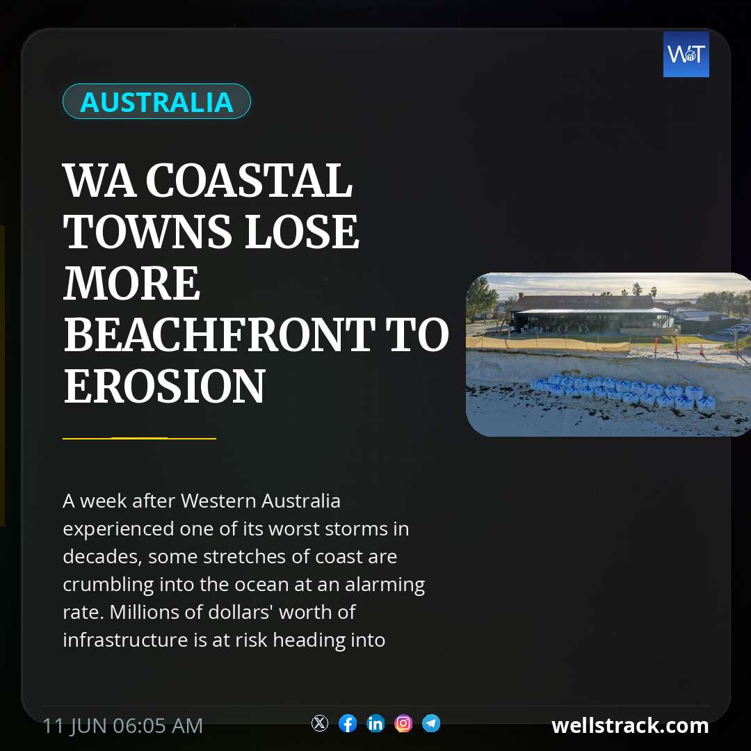 WA coastal towns lose more beachfront to erosion — WellsTrack