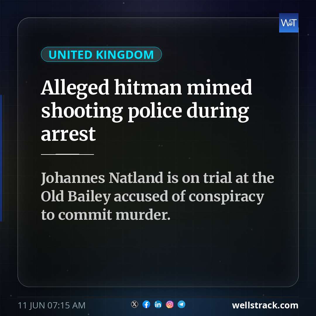 Alleged hitman mimed shooting police during arrest