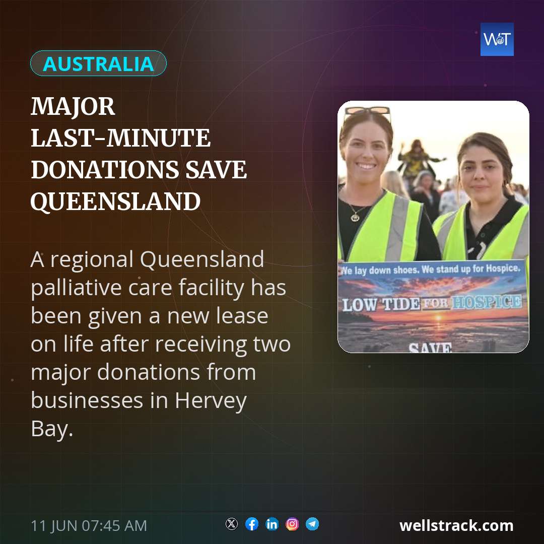 Major last-minute donations save Queensland palliative care service — WellsTrack