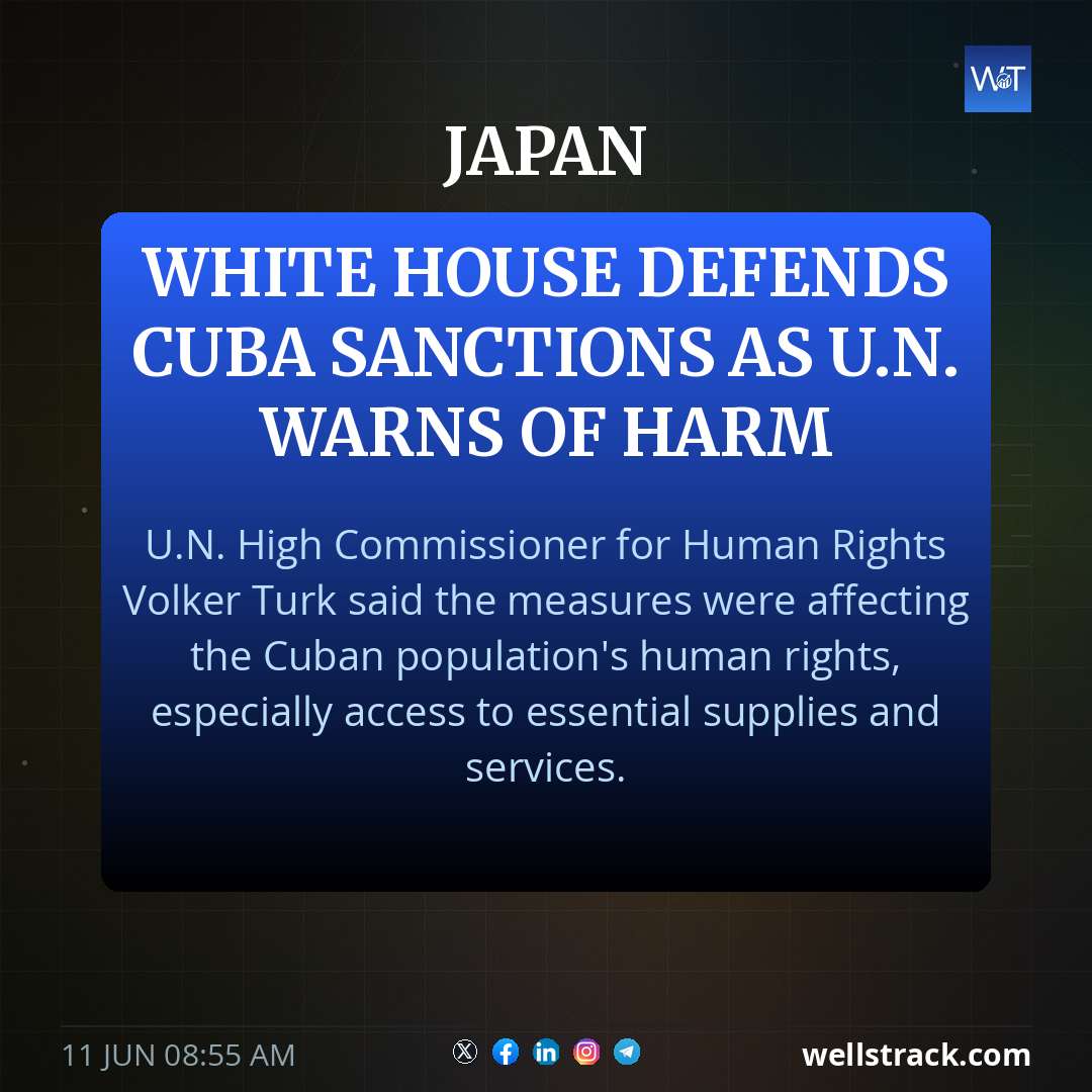 White House defends Cuba sanctions as U.N. warns of harm