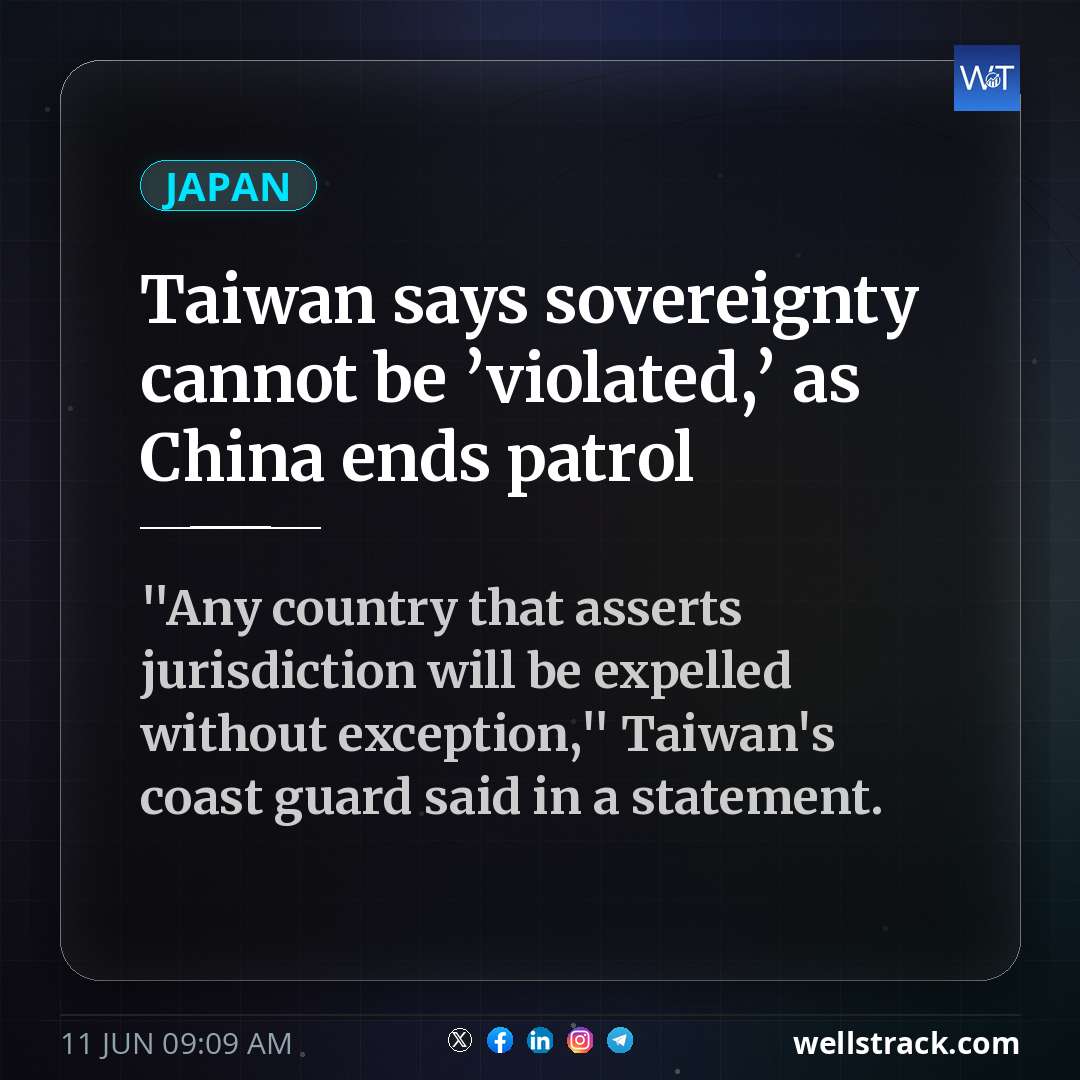 Taiwan says sovereignty cannot be ’violated,’ as China ends patrol