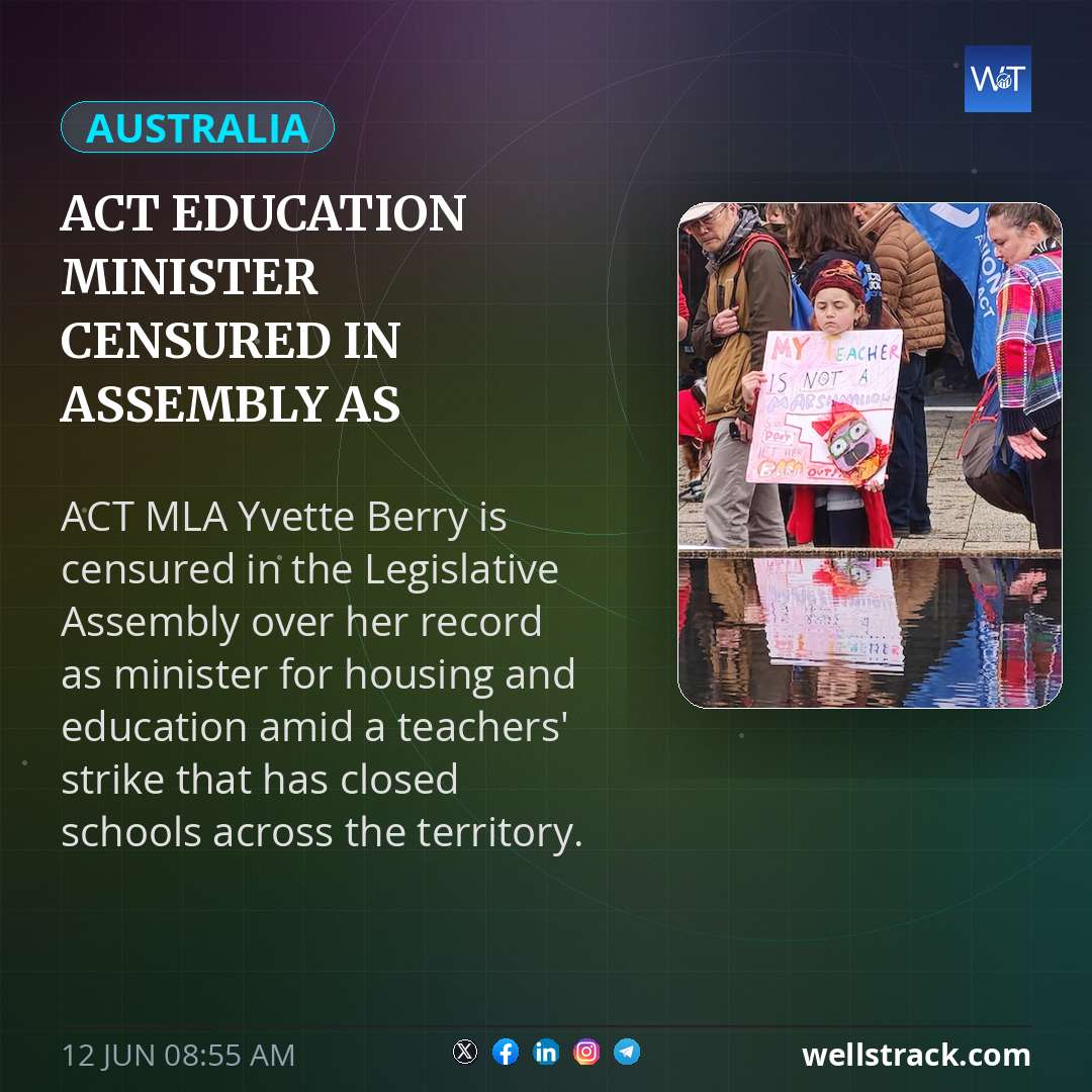 ACT education minister censured in Assembly as schools close for strike