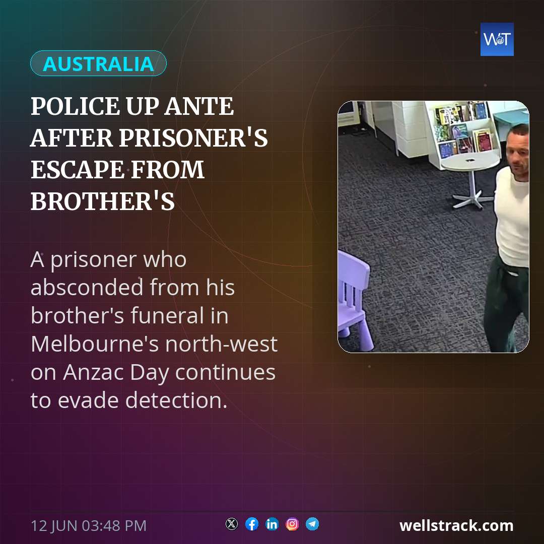 Police up ante after prisoner's escape from brother's Melbourne funeral