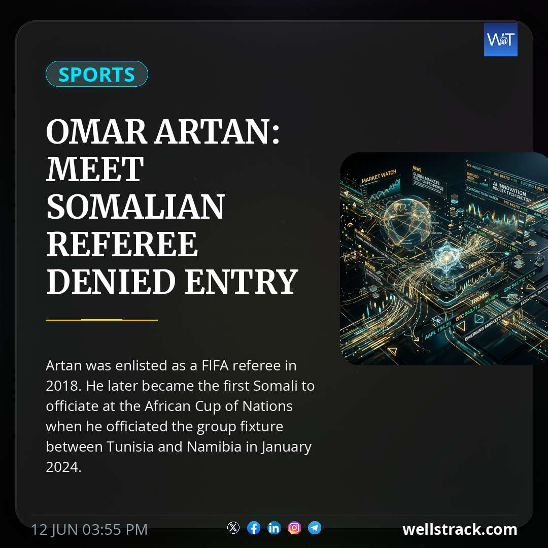 Omar Artan: Meet Somalian Referee Denied Entry To US For FIFA World Cup 2026