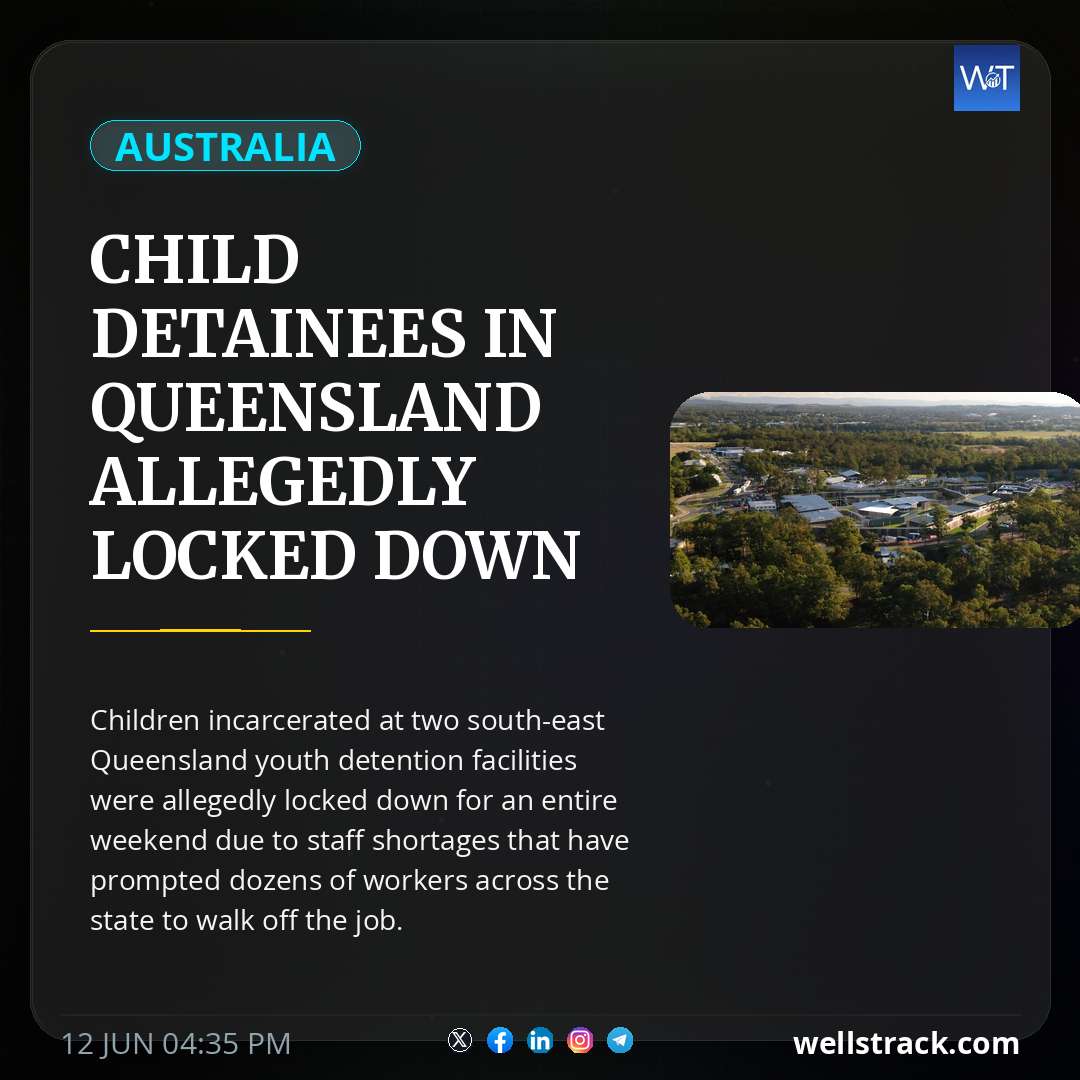 Child detainees in Queensland allegedly locked down for entire weekend