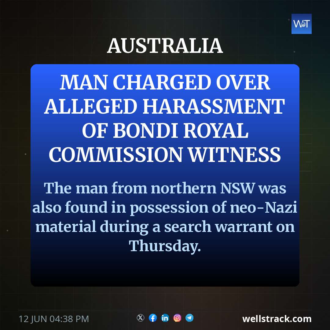 Man charged over alleged harassment of Bondi royal commission witness