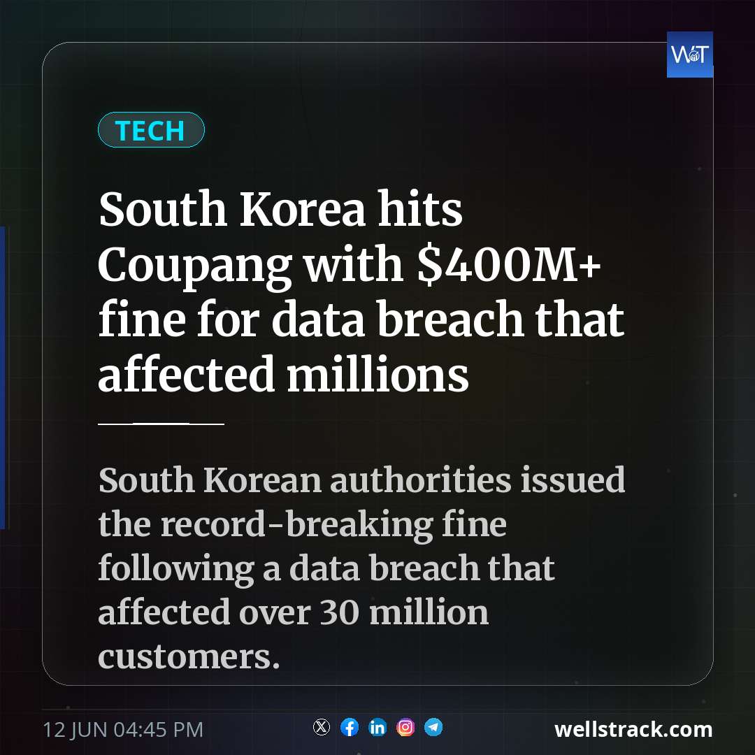 South Korea hits Coupang with $400M+ fine for data breach that affected millions