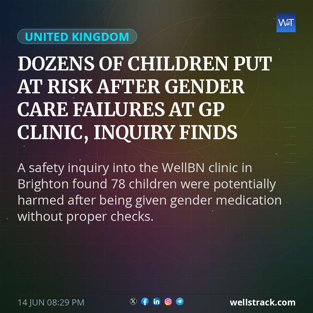 Dozens of children put at risk after gender care failures at GP clinic, inquiry finds — WellsTrack