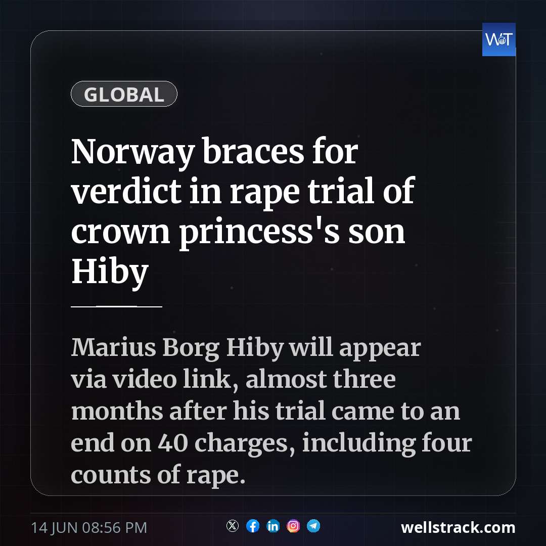 Norway braces for verdict in rape trial of crown princess's son Høiby — WellsTrack