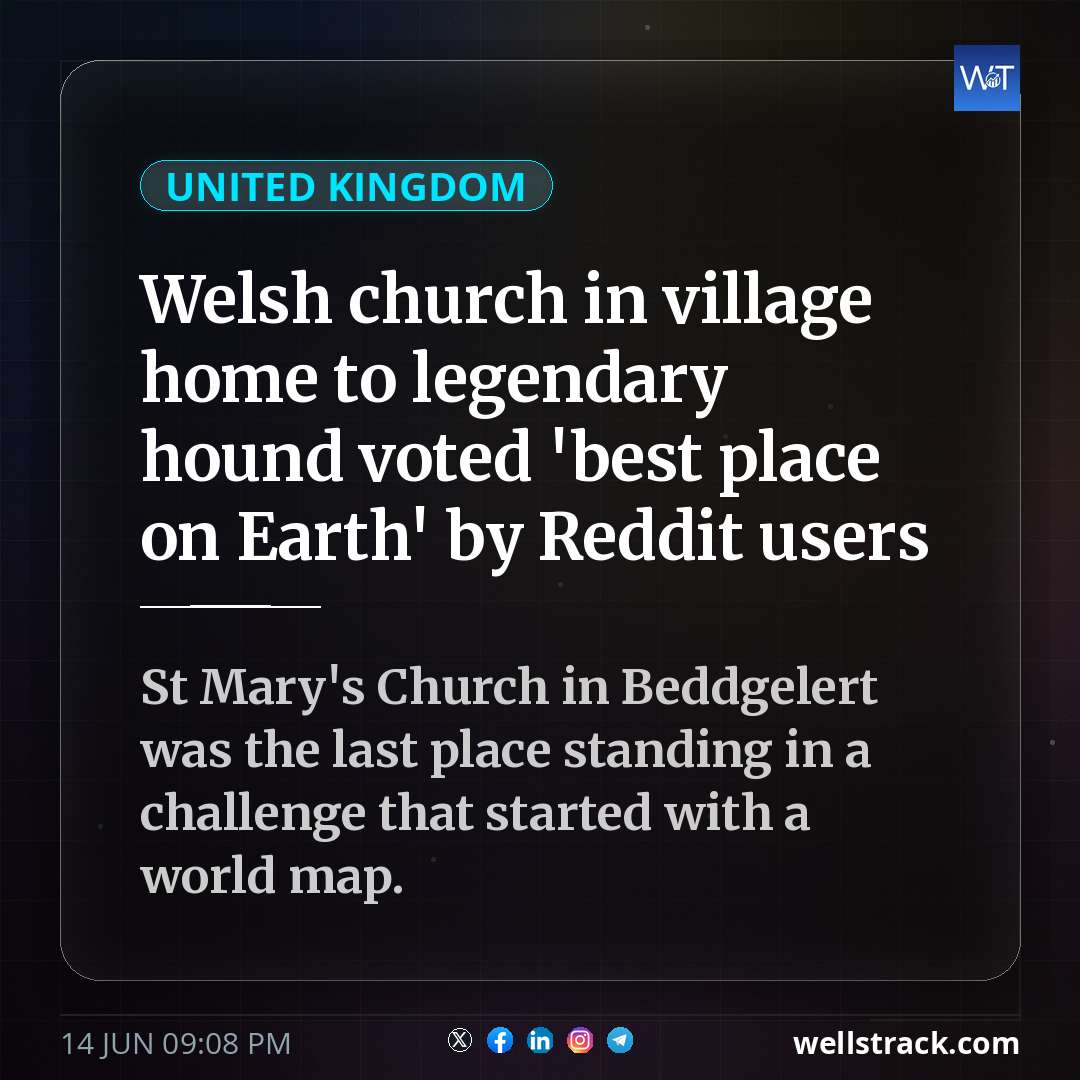 Welsh church in village home to legendary hound voted 'best place on Earth' by Reddit users — WellsTrack