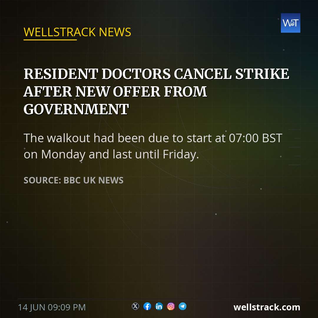 Resident doctors cancel strike after new offer from government — WellsTrack