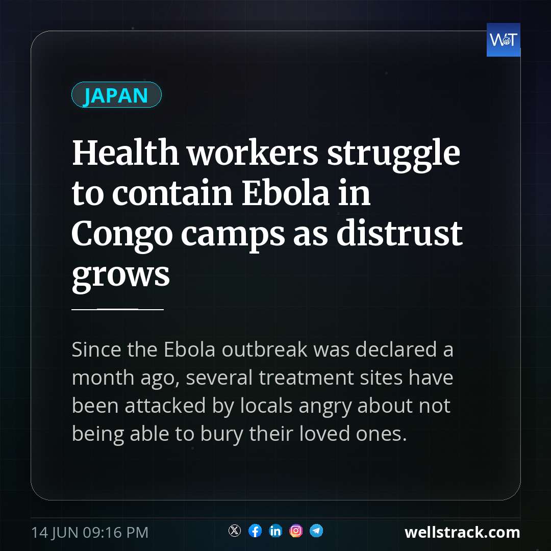 Health workers struggle to contain Ebola in Congo camps as distrust grows — WellsTrack