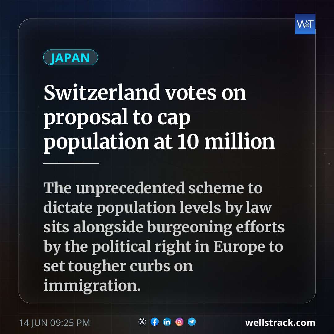 Switzerland votes on proposal to cap population at 10 million — WellsTrack