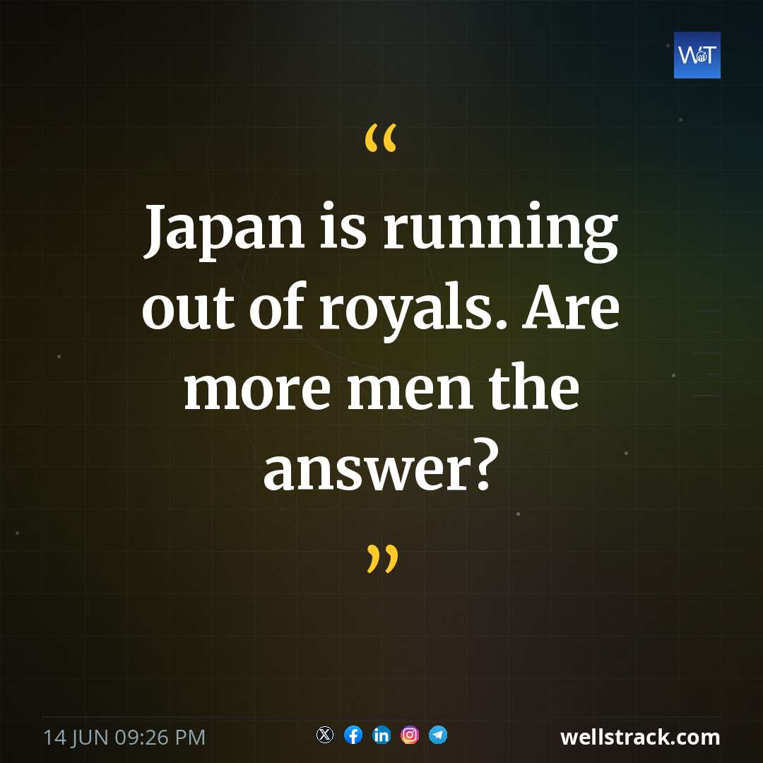 Japan is running out of royals. Are more men the answer? — WellsTrack