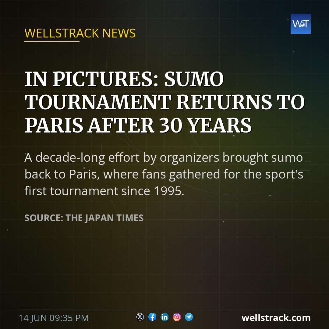 In pictures: Sumo tournament returns to Paris after 30 years — WellsTrack