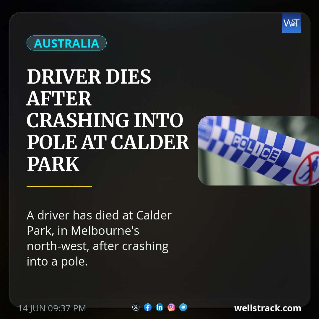 Driver dies after crashing into pole at Calder Park — WellsTrack