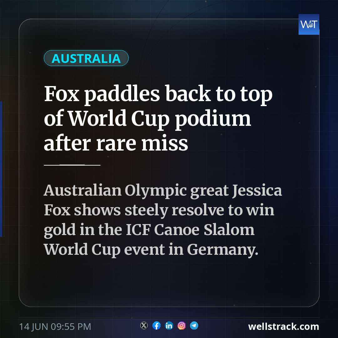 Fox paddles back to top of World Cup podium after rare miss — WellsTrack