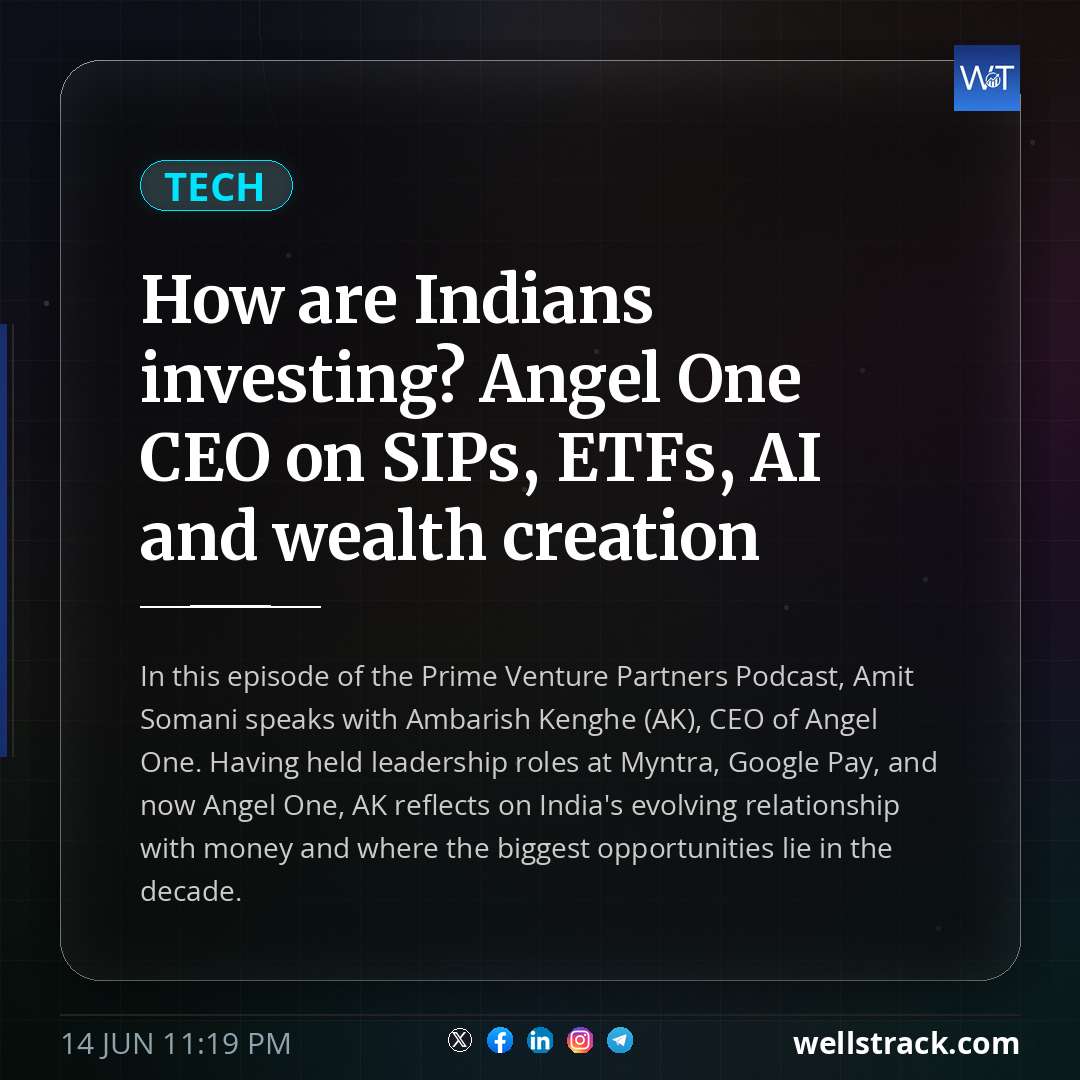 How are Indians investing? Angel One CEO on SIPs, ETFs, AI and wealth creation — WellsTrack