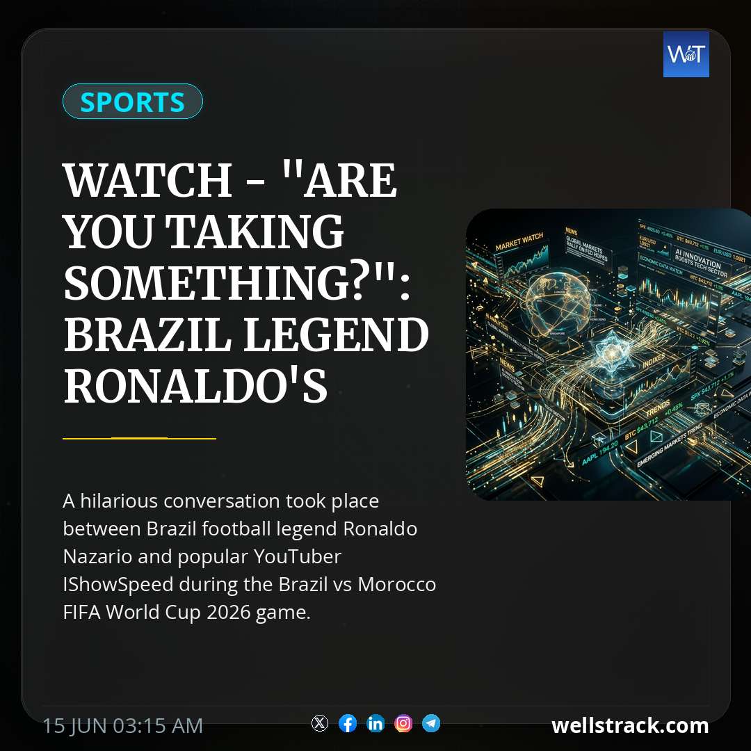 Watch - "Are You Taking Something?": Brazil Legend Ronaldo's Hilarious Comment On IShowSpeed's Muscles Is Viral — WellsTrack