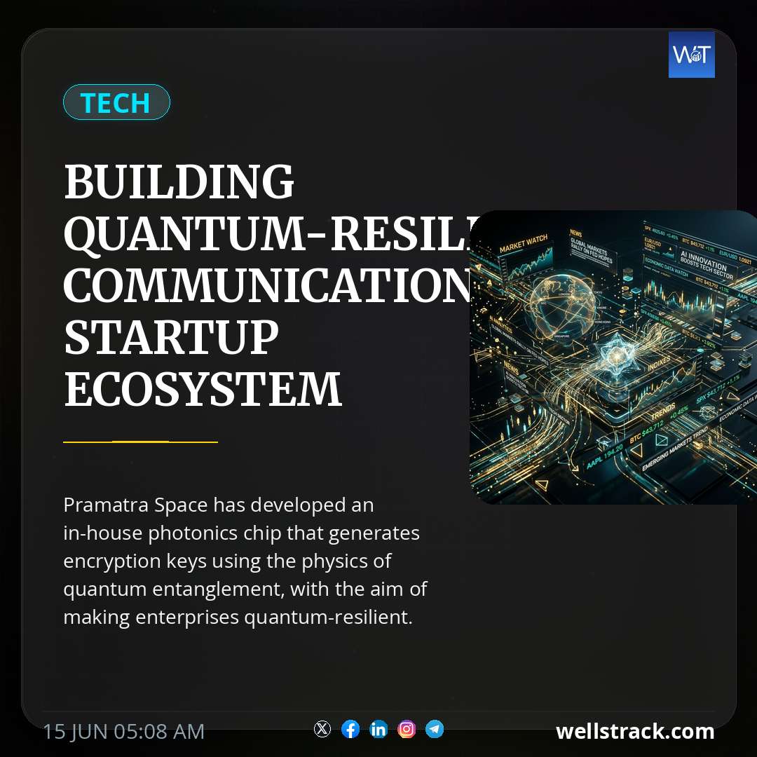 Building quantum-resilient communication; Startup ecosystem sees steady rise in VC inflow — WellsTrack