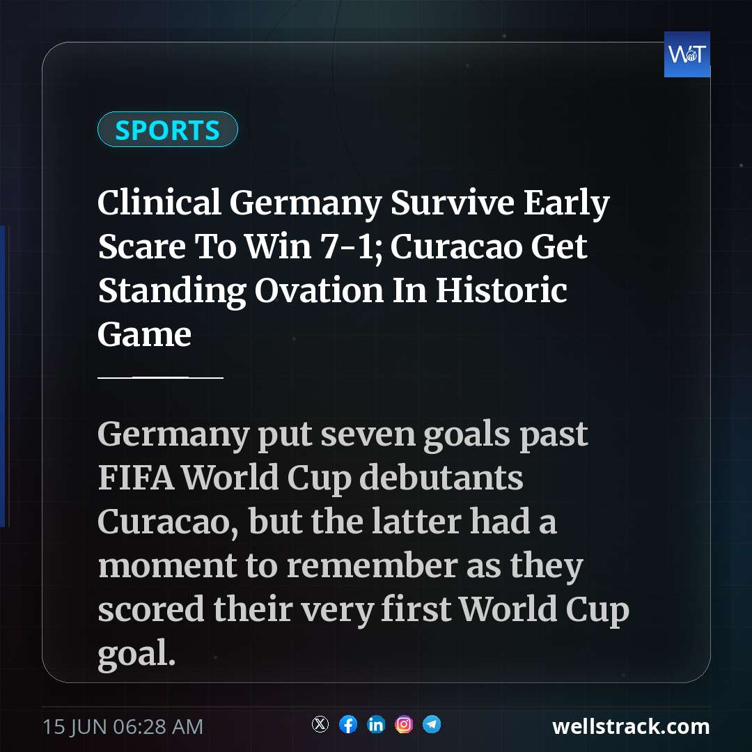 Clinical Germany Survive Early Scare To Win 7-1; Curacao Get Standing Ovation In Historic Game — WellsTrack