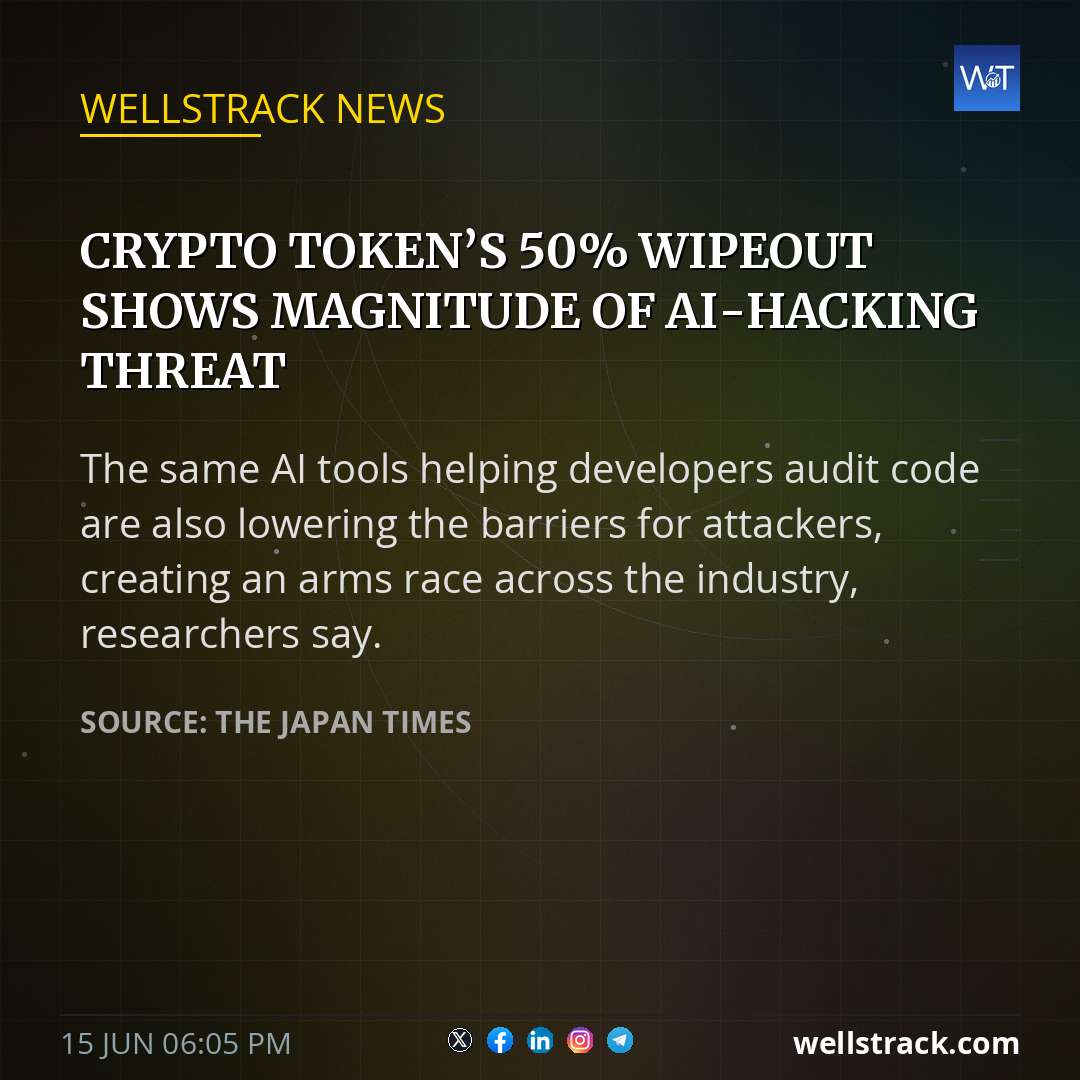 Crypto token’s 50% wipeout shows magnitude of AI-hacking threat