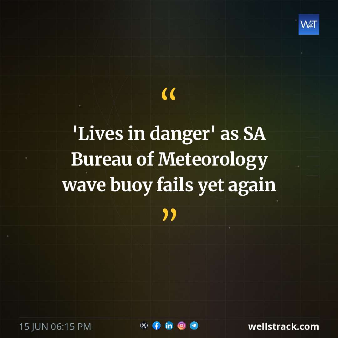 'Lives in danger' as SA Bureau of Meteorology wave buoy fails yet again