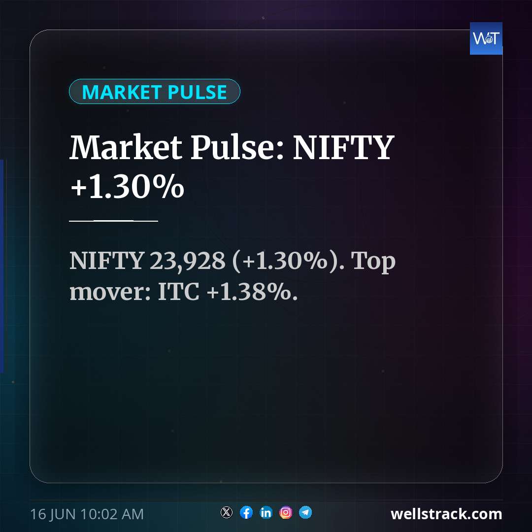 Market Pulse: NIFTY +1.30% — WellsTrack